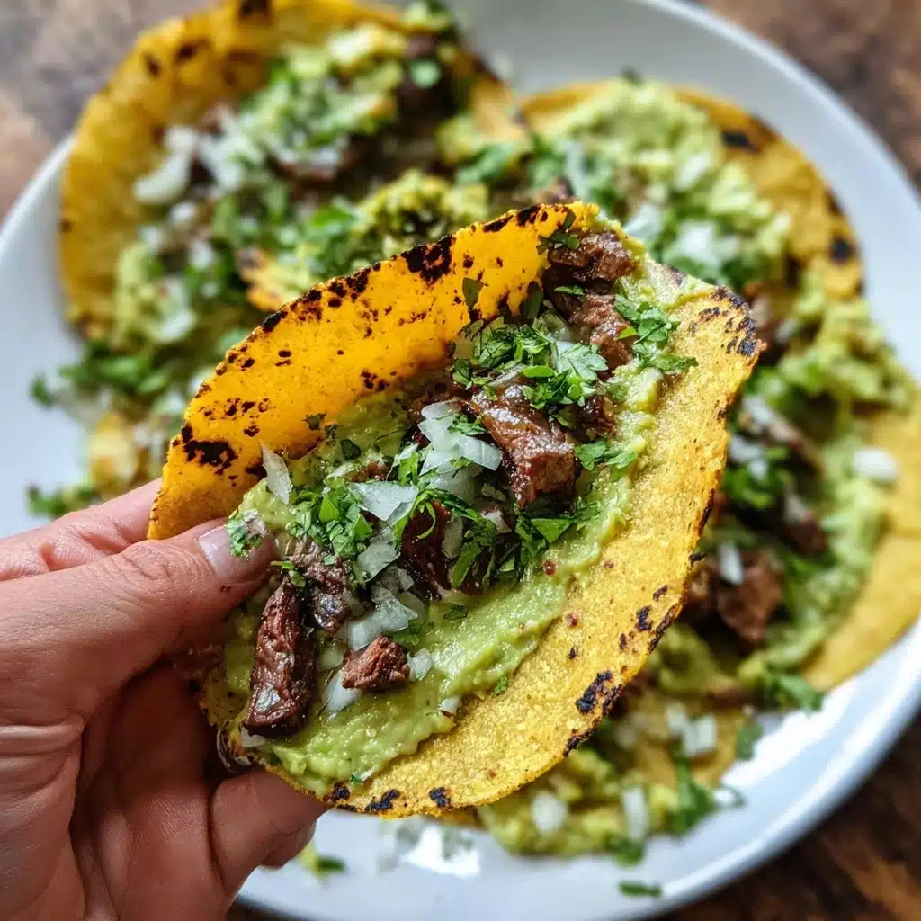 Grilled Steak Tacos with Avocado Salsa Recipe - Recipe Image