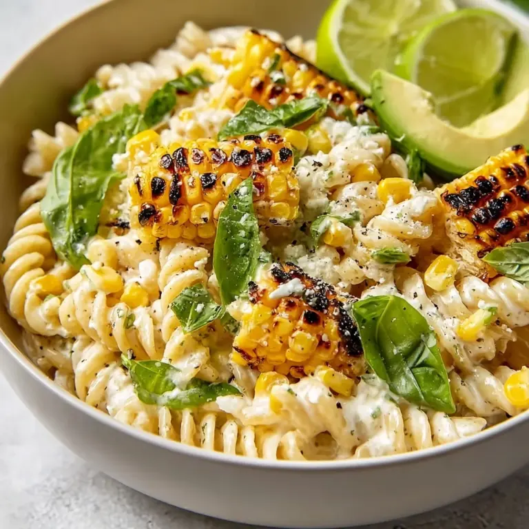 Creamy Street Corn Pasta Salad Recipe