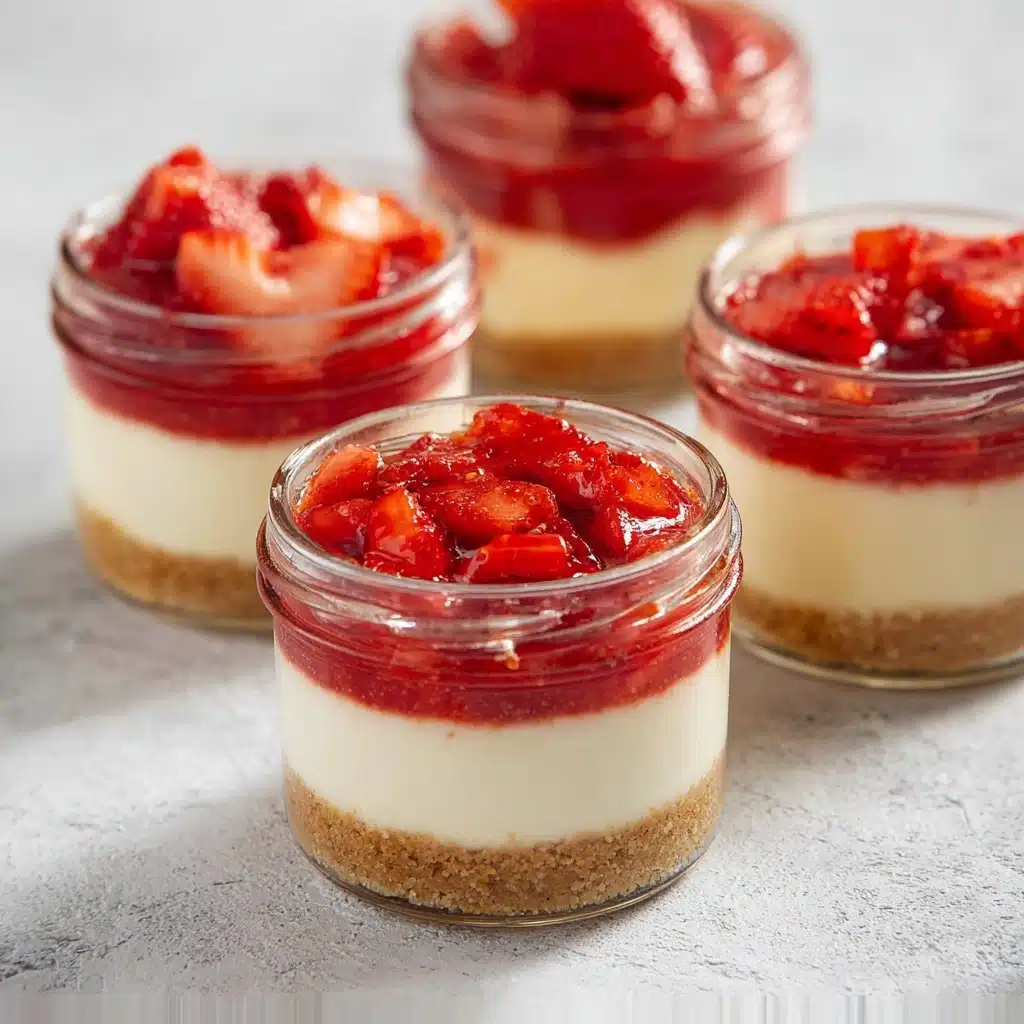 Instant Pot Mason Jar Cheesecakes Recipe - Recipe Image