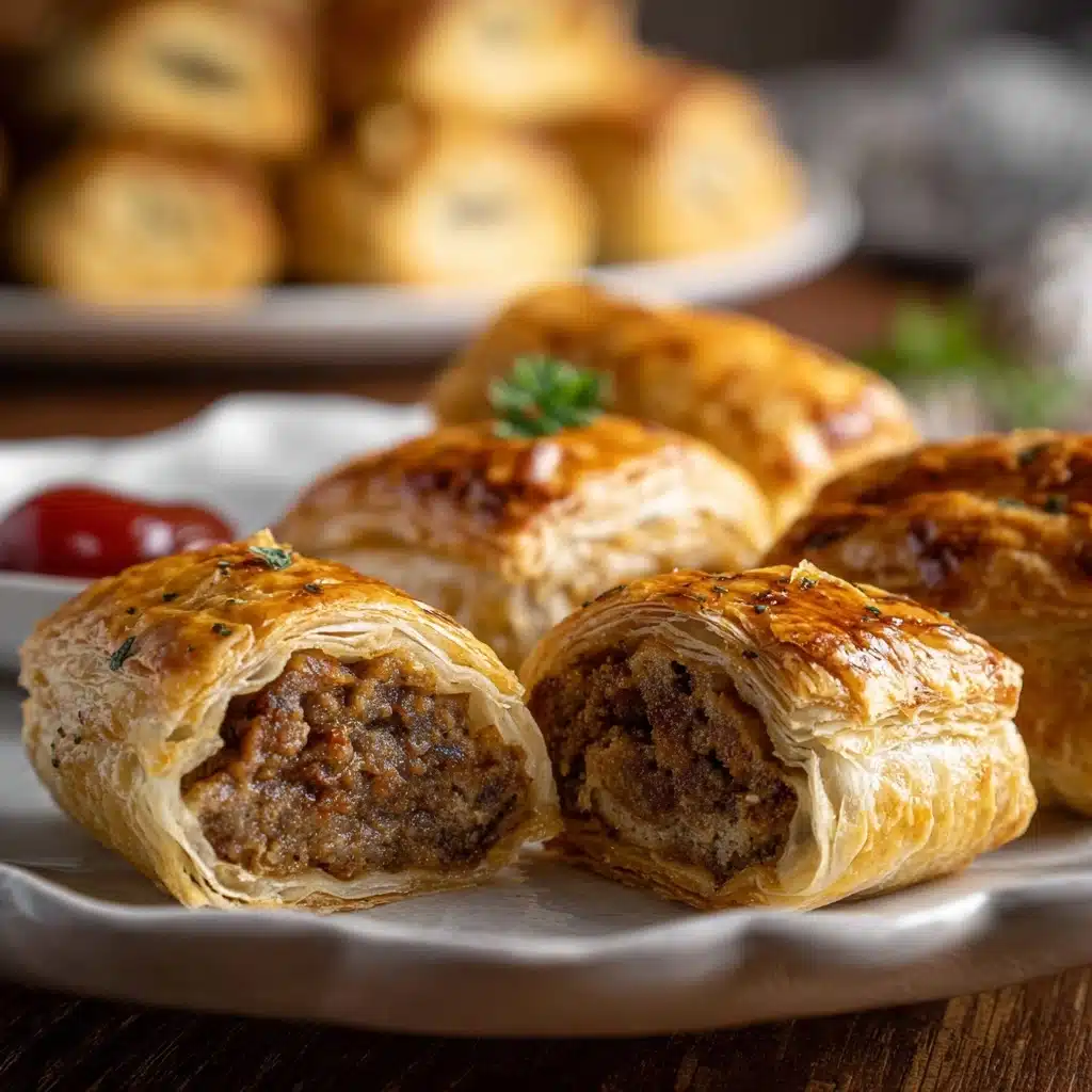 The Ultimate Sausage Egg and Cheese Breakfast Roll-Ups Recipe - Recipe Image