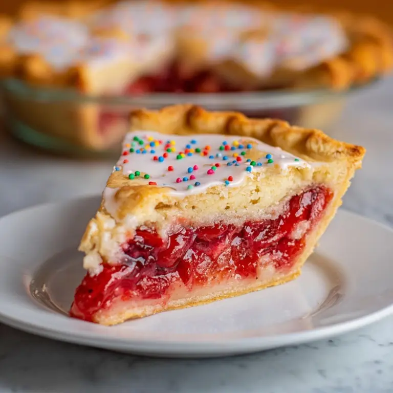 Strawberry Pop Tart Slab Pie Recipe