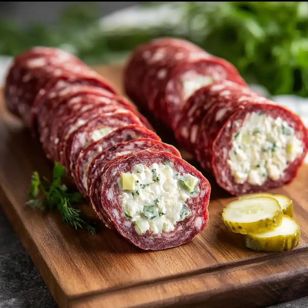 Irresistible Keto Salami Roll-Ups for Easy Snacking Recipe - Recipe Image