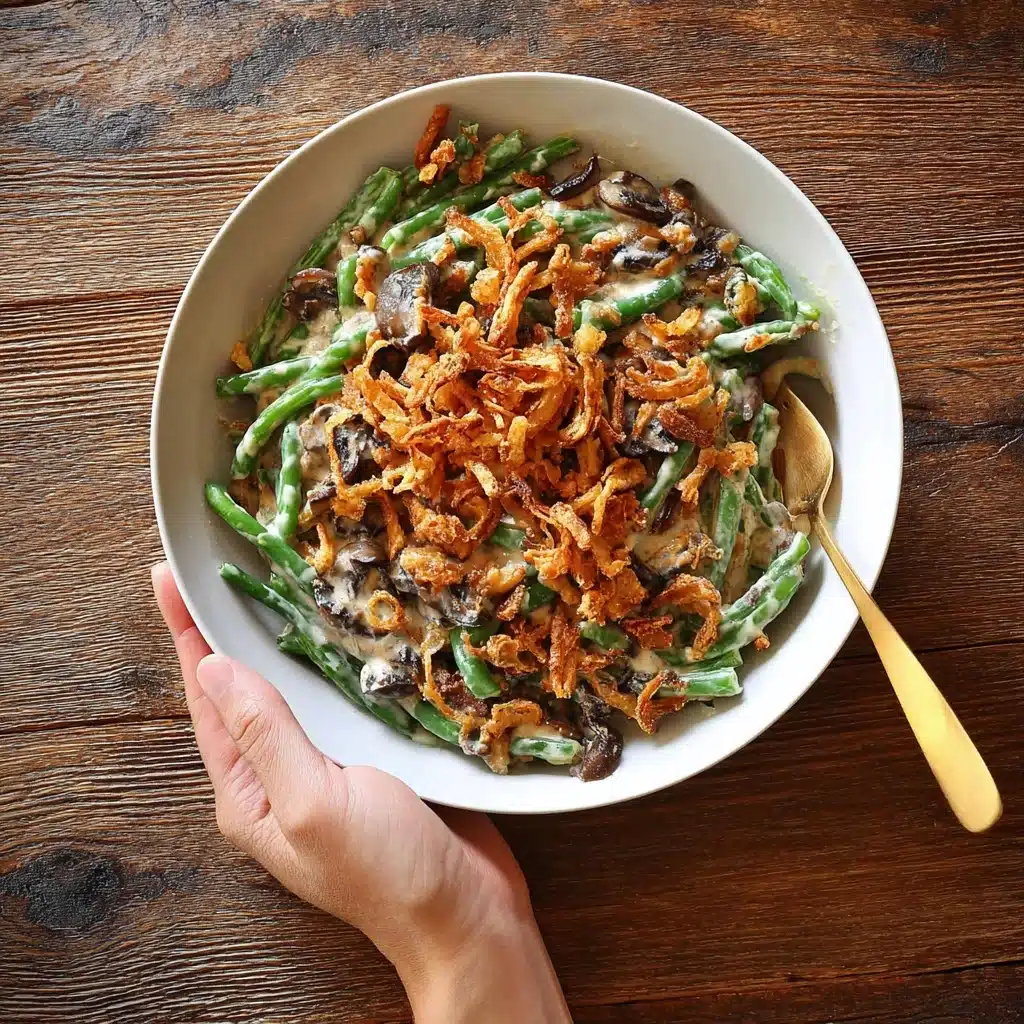 Vegan Green Bean Casserole Recipe - Recipe Image