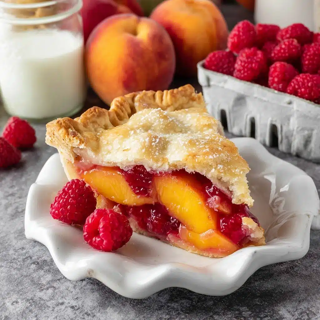 Raspberry Peach Pie Crust Recipe - Recipe Image