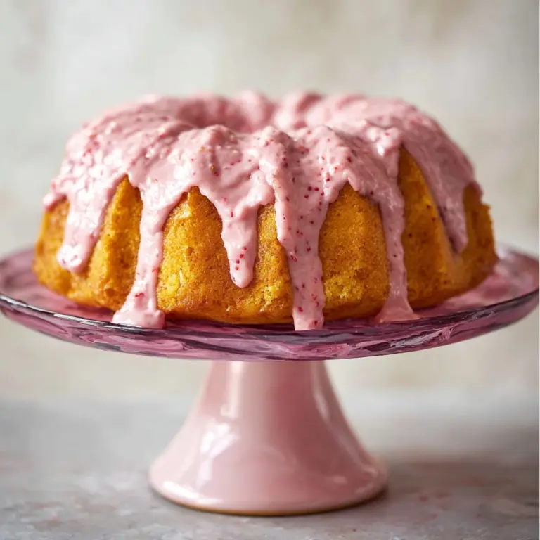 Pink Lemonade Pound Cake Recipe