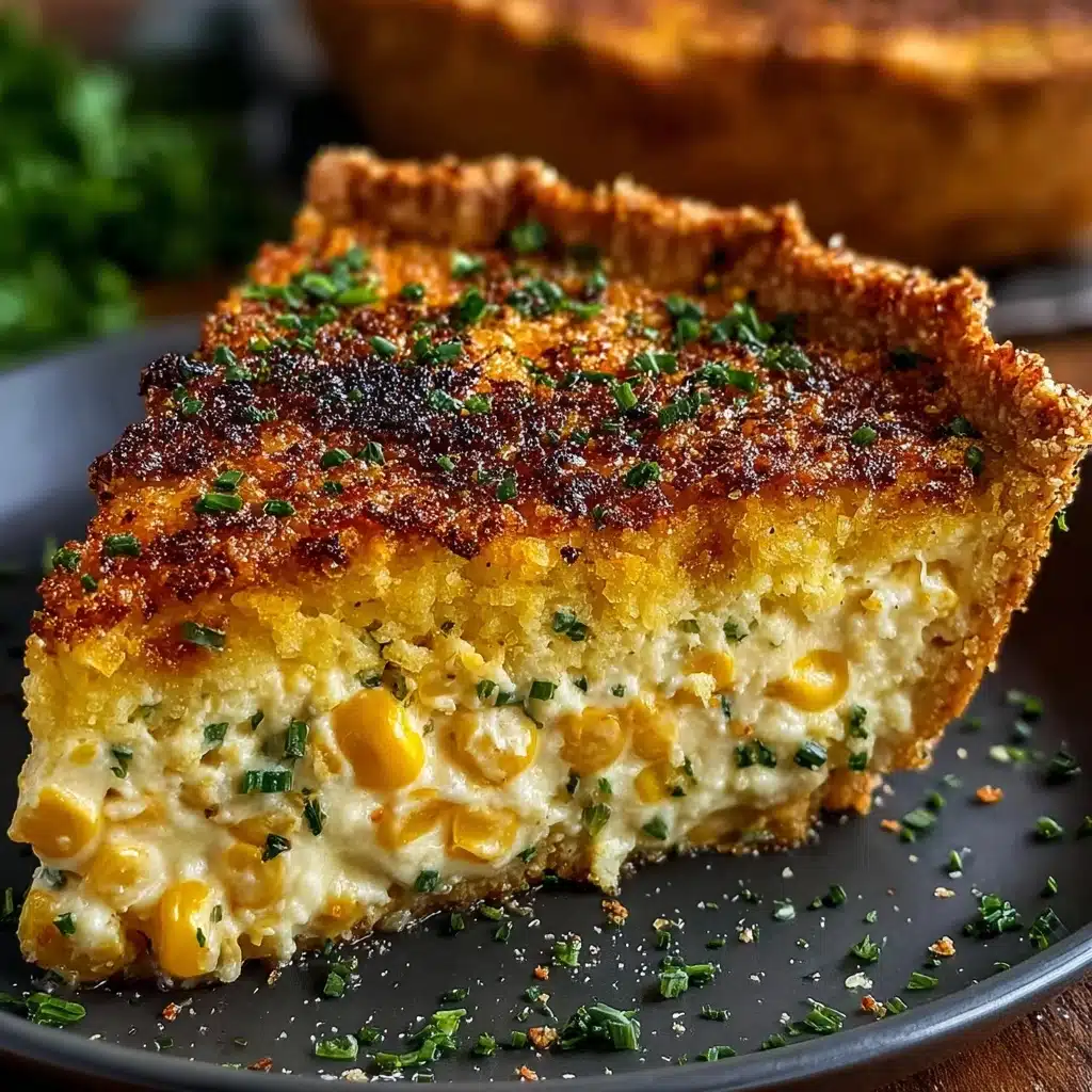Cheddar Sweet Corn Pie Recipe - Recipe Image
