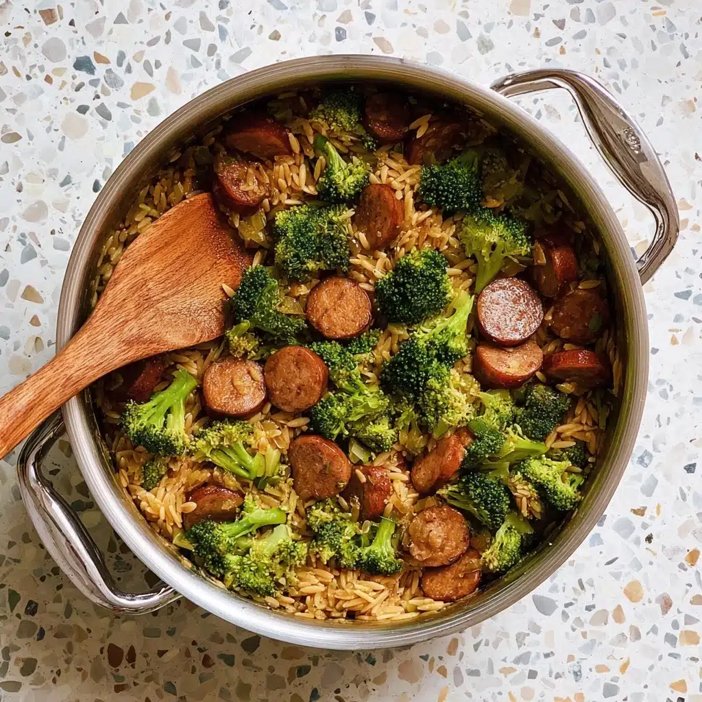 Chicken Sausage and Broccoli Orzo: A Delicious Recipe! Recipe - Recipe Image