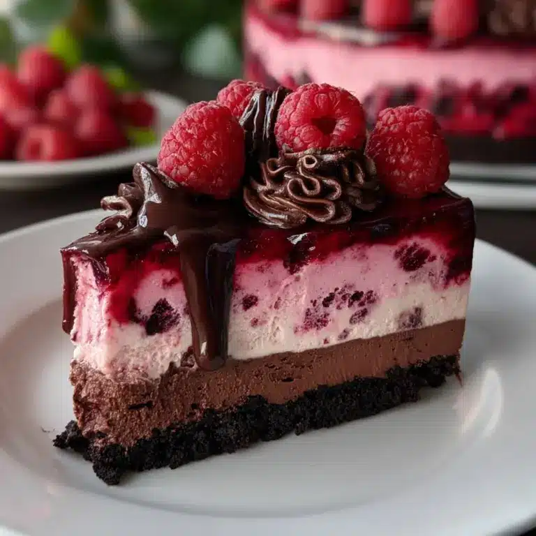 Dark Chocolate Raspberry Cheesecake Made Easy Recipe