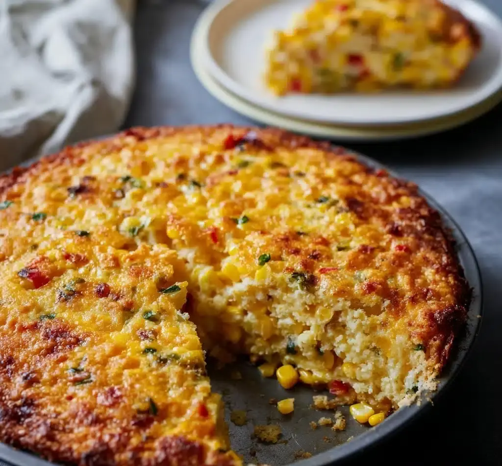 Cheddar Sweet Corn Pie Recipe