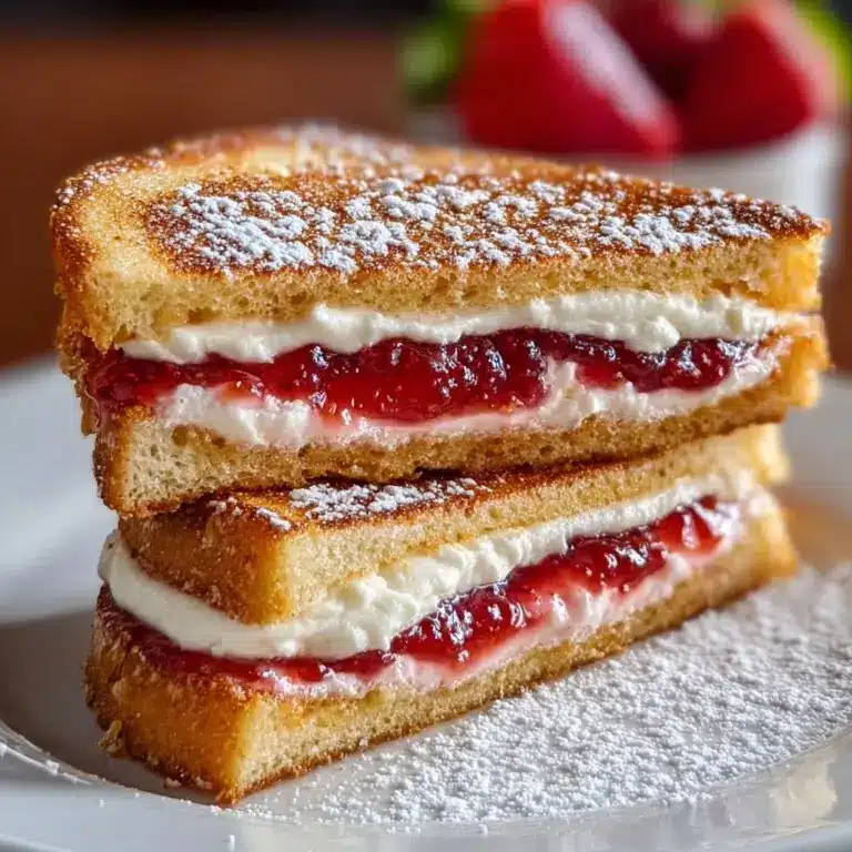 Fried Strawberry Cheesecake Sandwiches Recipe
