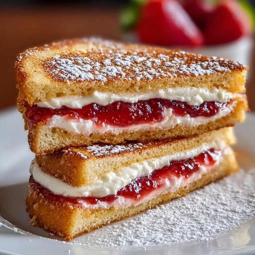 Fried Strawberry Cheesecake Sandwiches Recipe - Recipe Image