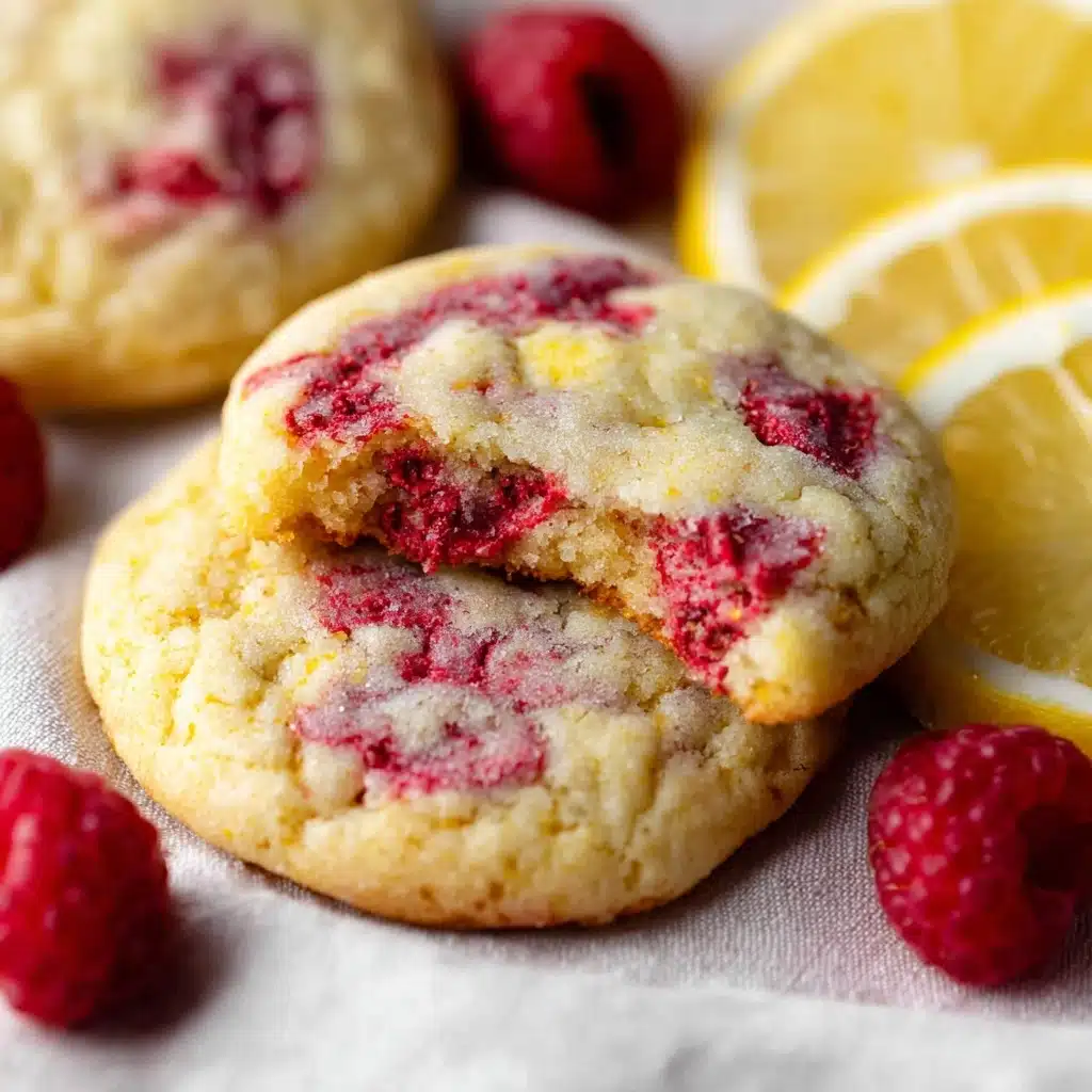 Lemon Raspberry Cookies Recipe - Recipe Image