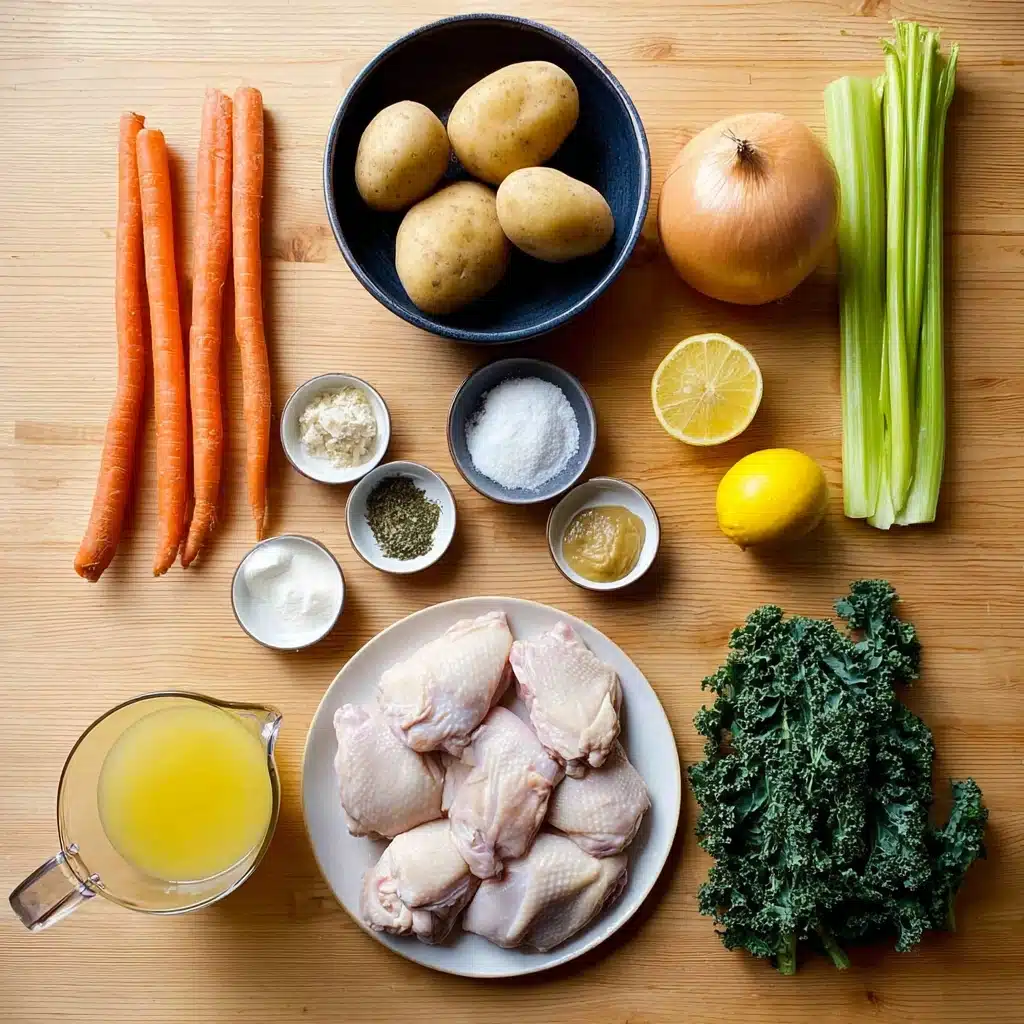 GARLIC HERB CHICKEN WITH MASHED POTATOES AND GLAZED CARROTS Recipe - Recipe Image