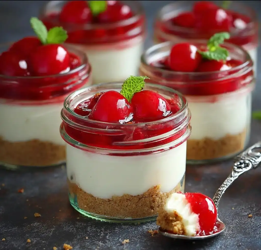 Instant Pot Mason Jar Cheesecakes Recipe
