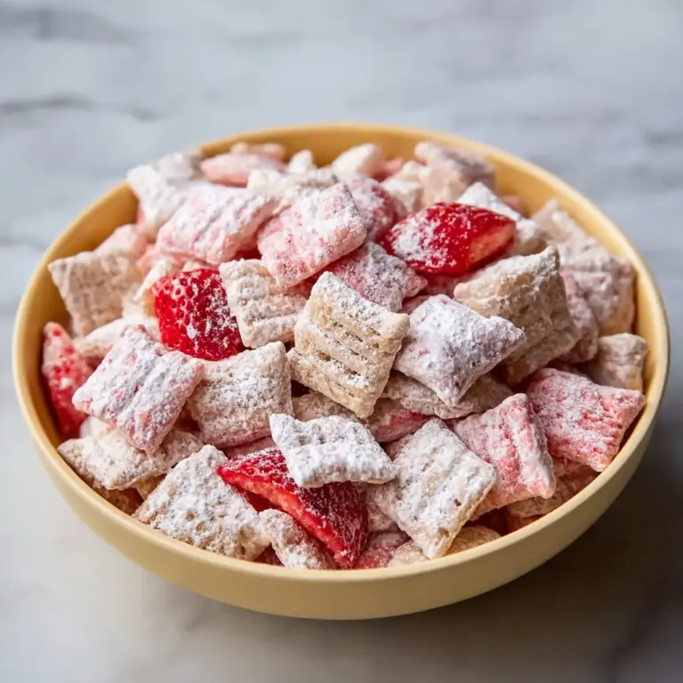 Strawberry Shortcake Puppy Chow Recipe
