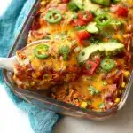 High-Protein Chicken Cottage Cheese Enchilada Bowls Recipe