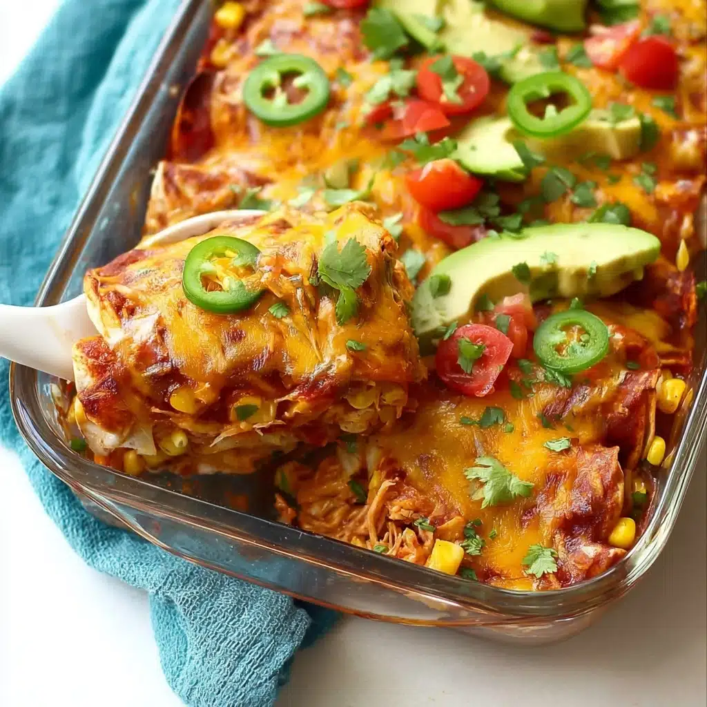 High-Protein Chicken Cottage Cheese Enchilada Bowls Recipe - Recipe Image