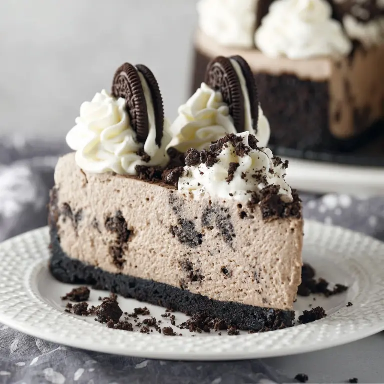 No Bake Oreo Cheesecake Recipe