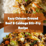 Chinese Ground Beef and Cabbage Stir-Fry Recipe