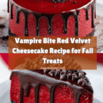 Vampire Bite Red Velvet Cheesecake Recipe