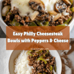 Philly Cheesesteak Bowls – Easy Low-Carb Dinner Idea Recipe