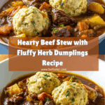 Tasty Beef Stew and Dumplings Recipe