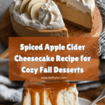 Apple Cider Cheesecake Recipe