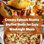Spinach and Ricotta Stuffed Shells Recipe