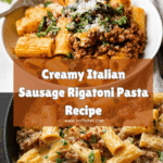 Creamy Italian Sausage Rigatoni Recipe