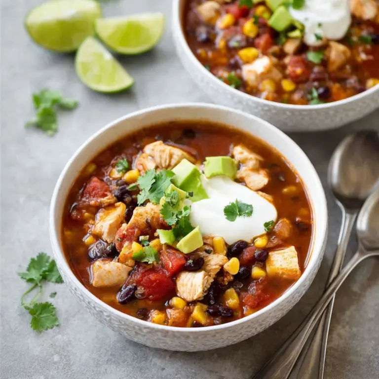 Mexican Chicken Soup Recipe