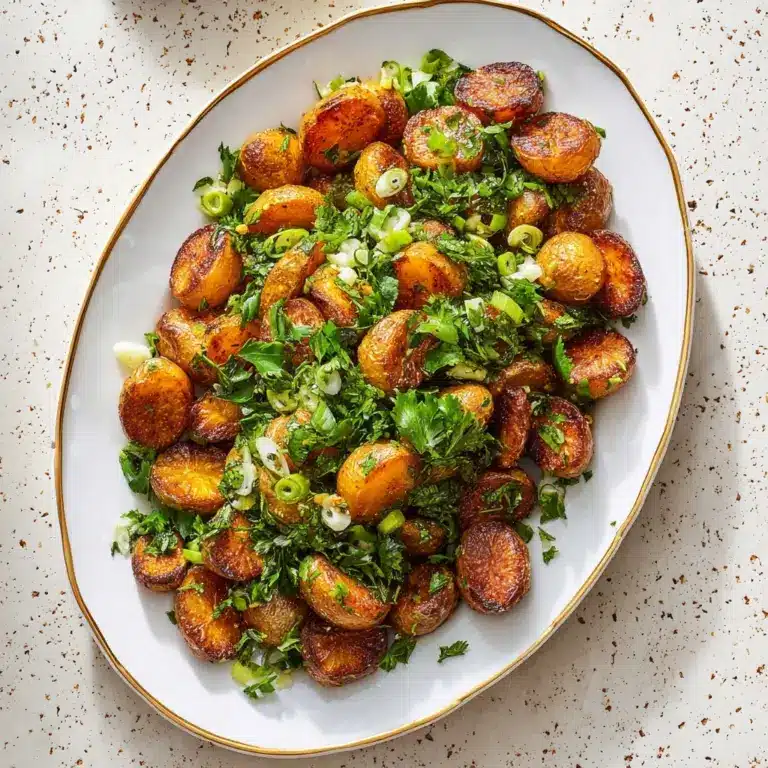 Crispy Potatoes with Garlic Butter and Herbs Recipe