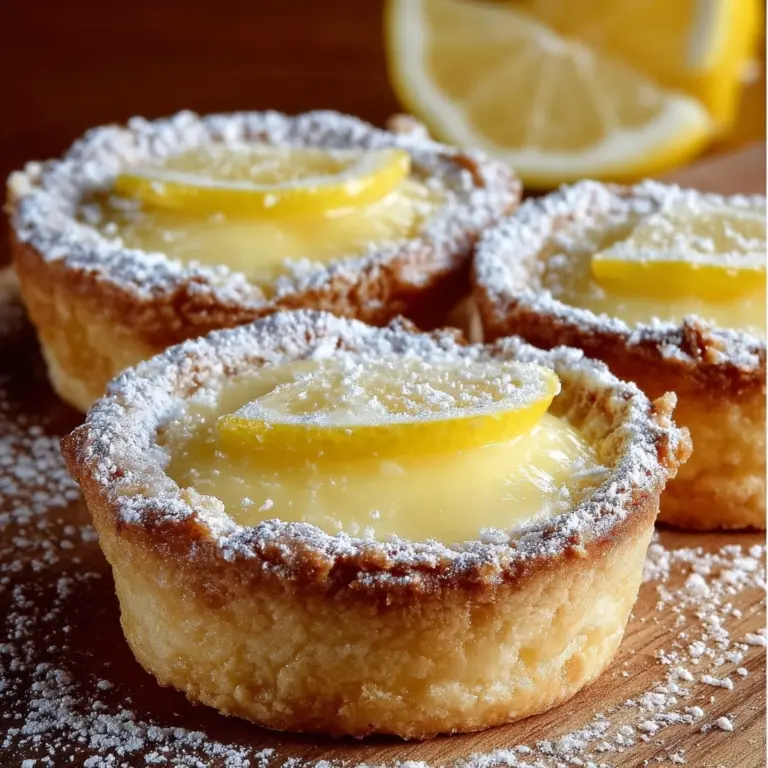 Baby Lemon Impossible Pies Recipe