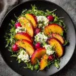 Simple Peach Feta Salad Recipe