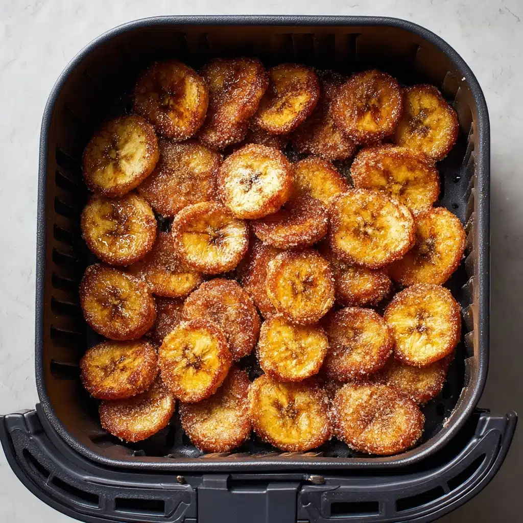 Cinnamon Sugar Air Fryer Banana Chips Recipe - Recipe Image