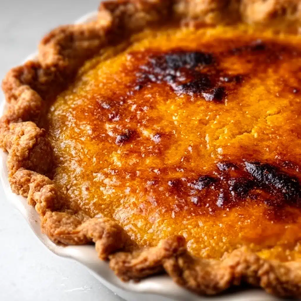 Pumpkin Pie Brûlée with Bourbon Vanilla Whipped Cream Recipe - Recipe Image