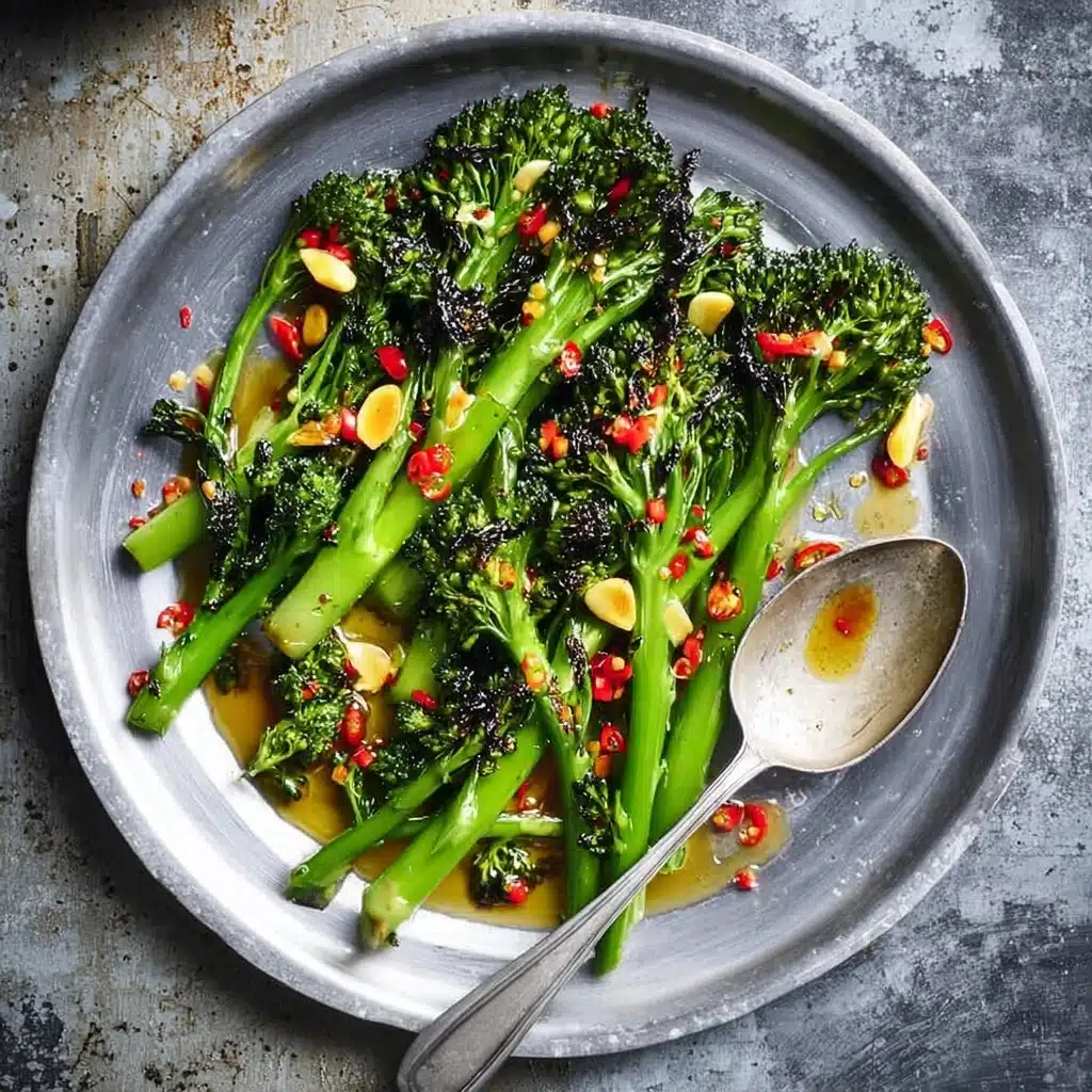 sweet chili roasted broccoli Recipe - Recipe Image
