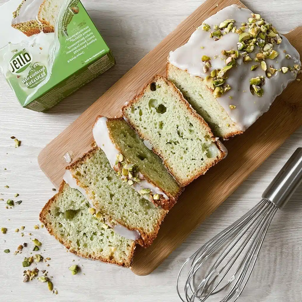 Pistachio Pudding Bread Recipe - Recipe Image