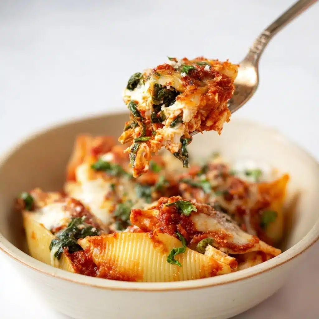 Baked Rigatoni with Spinach and Ricotta Recipe - Recipe Image