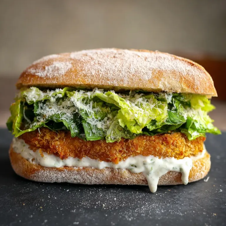 Crispy Chicken Caesar Sandwich Recipe