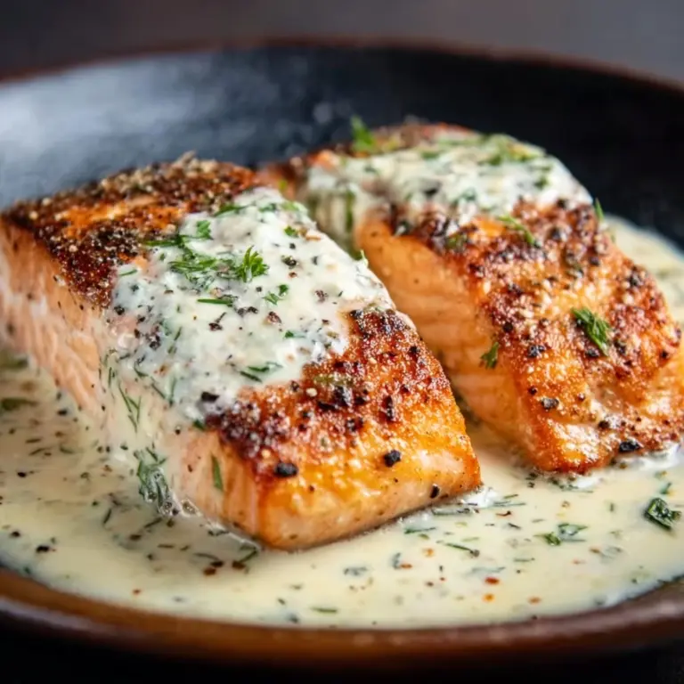 Baked Boursin Salmon – Creamy, Flavorful & Perfectly Baked Recipe