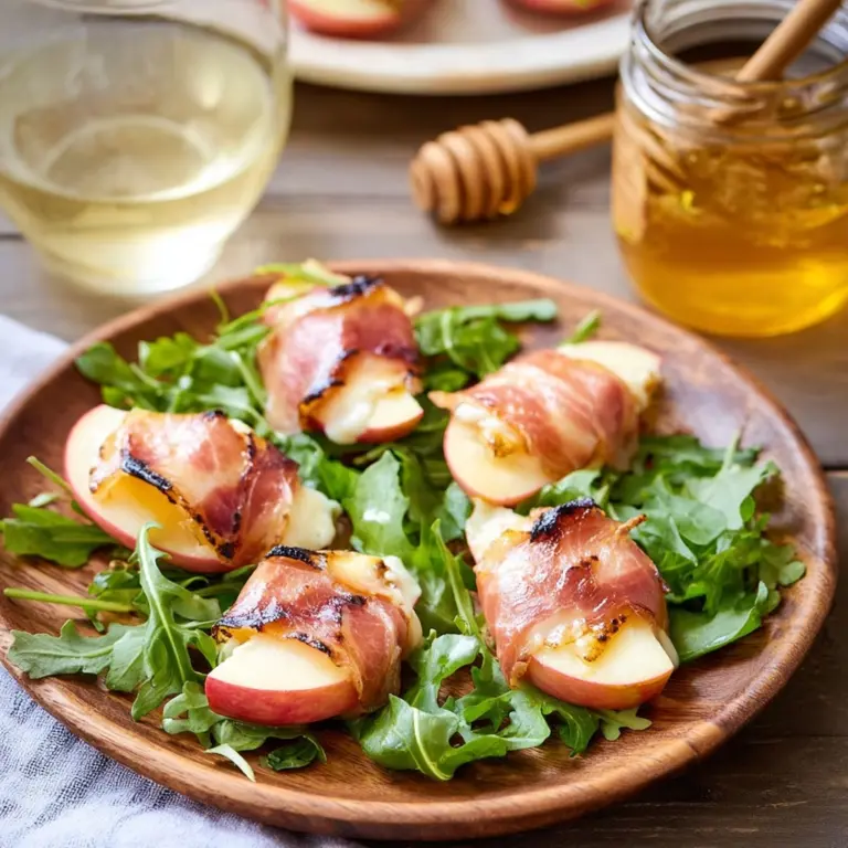 Grilled Apples with Prosciutto and Honey Recipe