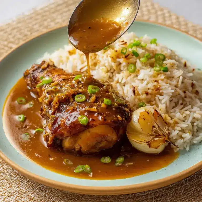 Filipino Chicken Adobo with Coconut Milk Recipe