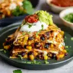 Crispy Black Bean Quesadillas Recipe