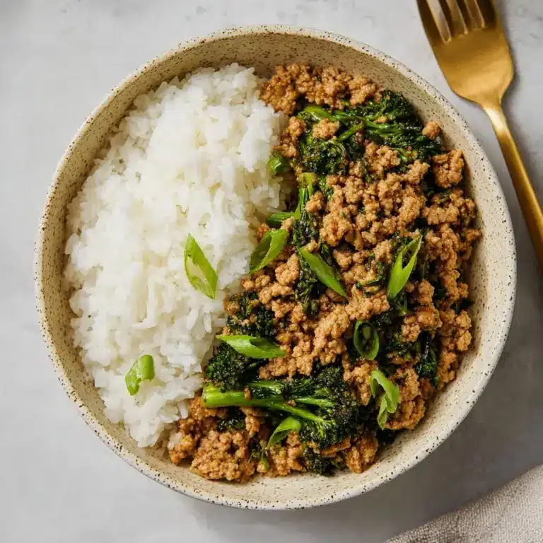 Firecracker Ground Chicken Bowls Recipe