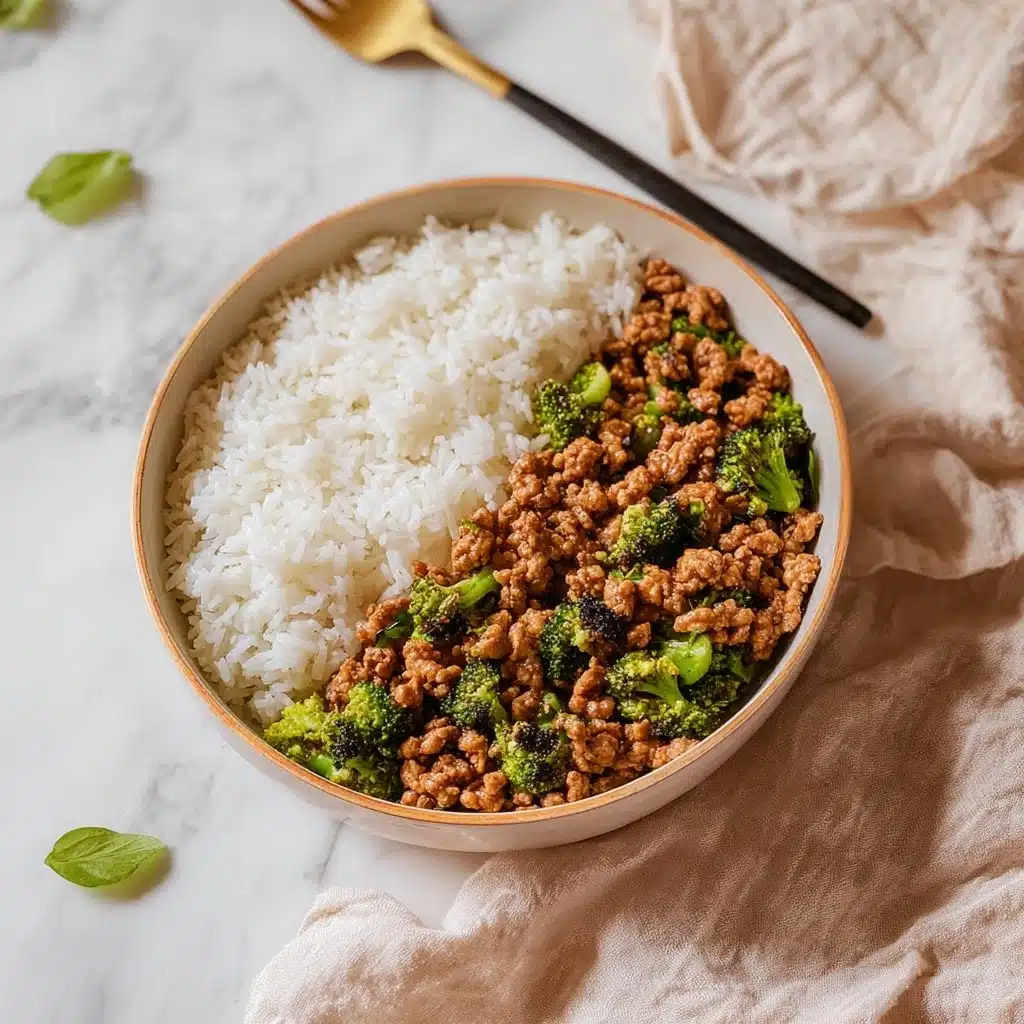 Firecracker Ground Chicken Bowls Recipe - Recipe Image