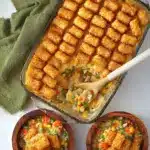 Chicken Alfredo Tater Tot Casserole Recipe