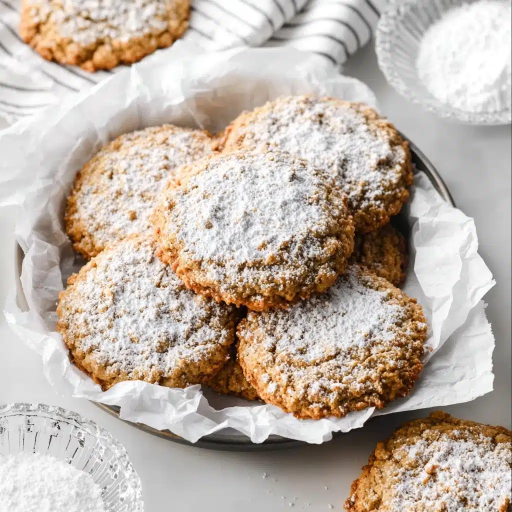Gooey Butter Oatmeal Cookies (Crack Pie Cookies) Recipe - Recipe Image