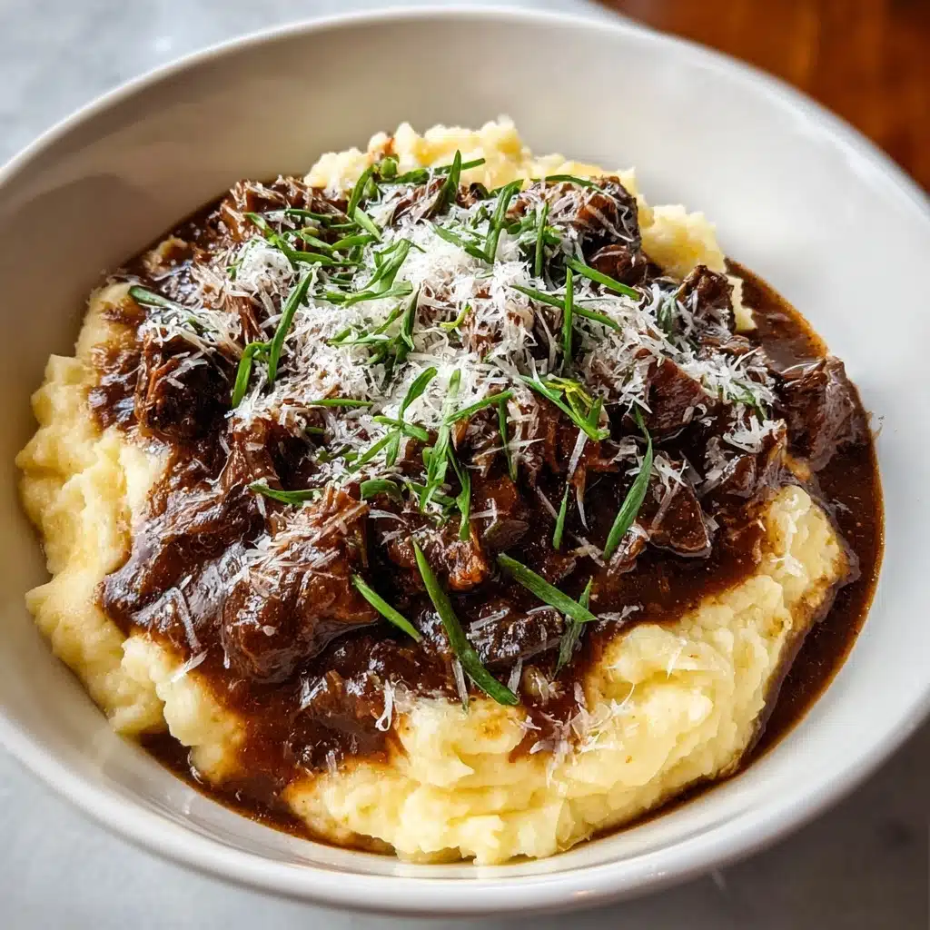 Short Rib Ragu with Parmesan Mashed Potatoes Recipe - Recipe Image
