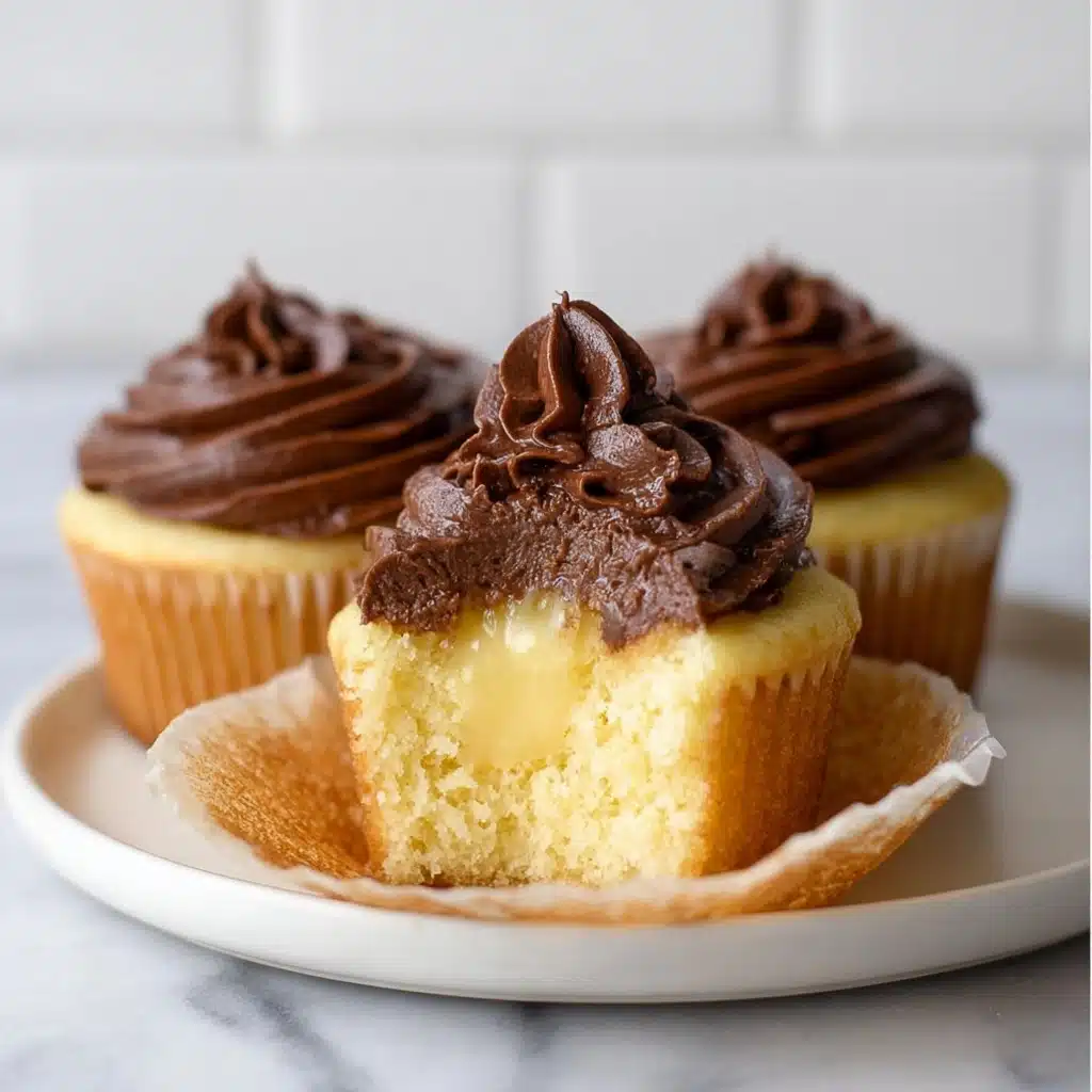 boston cream pie cupcakes Recipe - Recipe Image