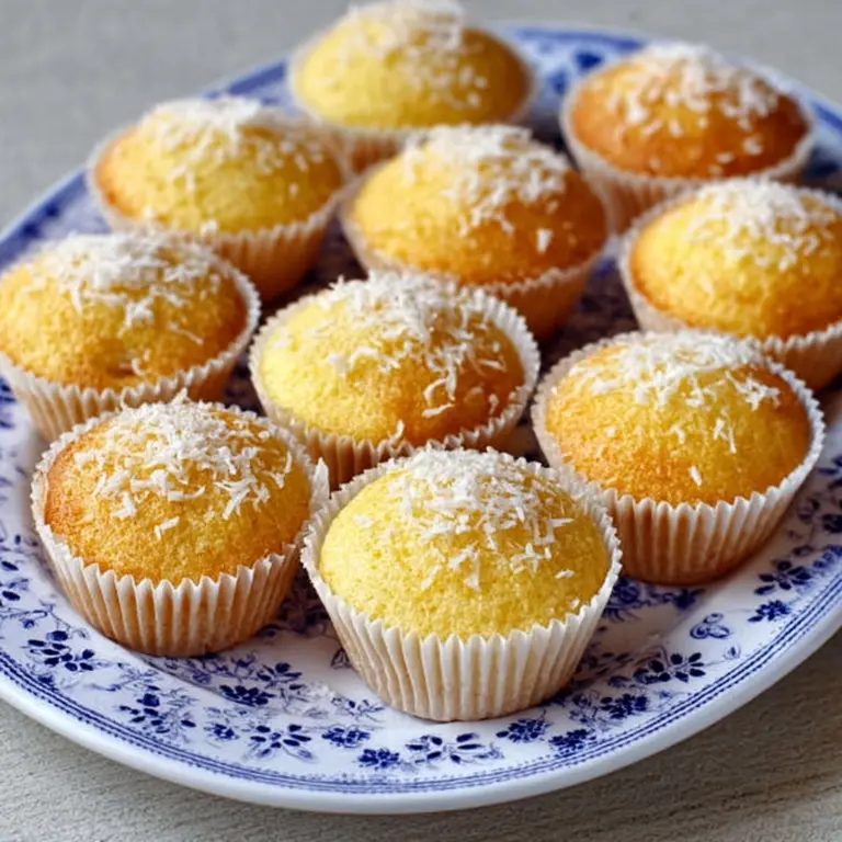 Portuguese Coconut Cakes Recipe
